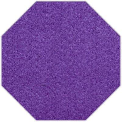 8-hoek vilt onderzetter - Paars - 6 stuks - ø 95 mm - 8-hoek - Glas onderzetter - Cadeau - Woondecoratie - Woonkamer - Tafelbescherming - Onderzetters Voor Glazen - Keukenbenodigdheden - Woonaccessoires - Tafelaccessoires