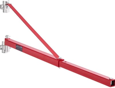 Elektrische Takel Steunarm - Zwenkarm Takel - Zware Lasten Verplaatsen - 180 Graden Zwenkhoek - 600 kg Draagvermogen - Rood