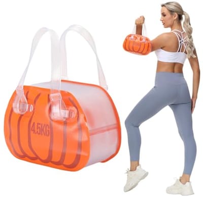 Aqua Bag Watergewichten Kettlebell 4,5 kg - Verstelbare en Draagbare Stabiliteitsfitnessapparaat voor Krachttraining