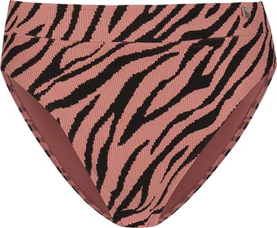 Beachlife  - Maat 40 - Rose Zebra highwaist bikinibroekje - dames