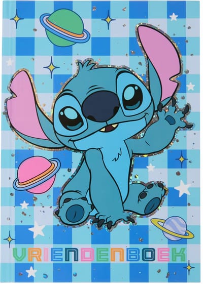 Disney Stitch Vriendenboekje - Invulboek voor 30 Kinderen - 60 Pagina's - Disney Stitch Vriendenboekje Hardcover – Invulboek voor Vriendjes en Vriendinnetjes – Herinneringsboek met Stitch – School & Cadeau voor Kinderen