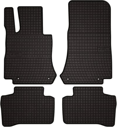 Wielganizator SolidPRO Serie - Rubber Automatten - Mercedes GLC C253 SUV Coupé - Zwart - Perfecte Pasvorm