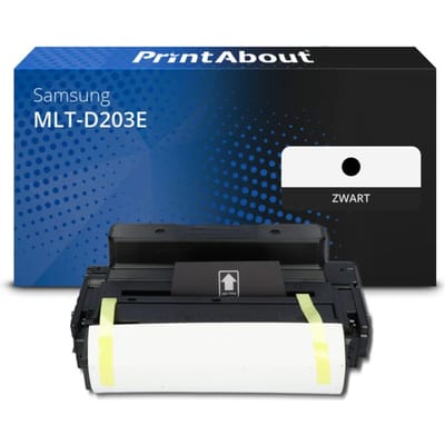 PrintAbout huismerk Toner MLT-D203E Zwart Extra hoge capaciteit Geschikt voor Samsung