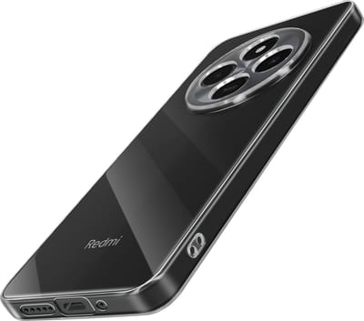 iMak, Hoesje voor Xiaomi Redmi 14C Ultra-Fijn Zacht Silicone, Transparant