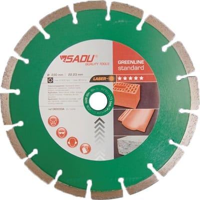 Diamantschijf Standaard 230x22,23x10mm Greenline