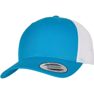 Flexfit - Retro Trucker 2Tone Snapback Pet - Turquoise/Wit