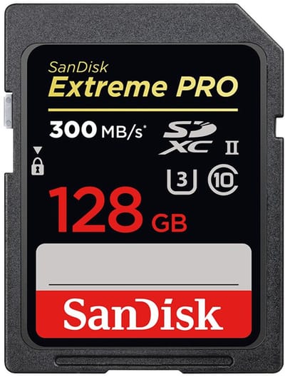 SanDisk Extreme PRO | 128GB SDXC Geheugenkaart | UHS-II Klasse 10