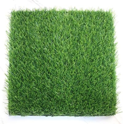 Kunstgras Tegels - Valse Grasmat - Buiten Decoratie - Eenvoudig te Installeren - 1 Stuk - Groen