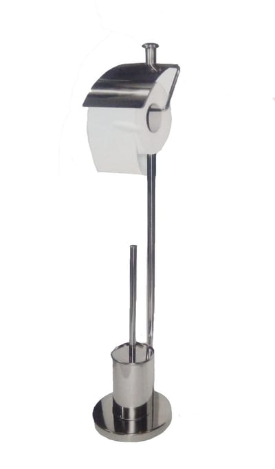Galaxy Combi WC Rolhouder met Toiletborstel - Chroom