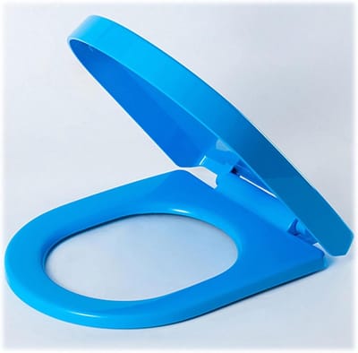 Toiletzitting - Toiletdeksel - Badkamerverbetering - Soft close functie - Universeel ovaal - Hemelsblauw