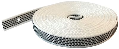 Selve Optrekband 14 mm, 7 meter - Zwart/wit