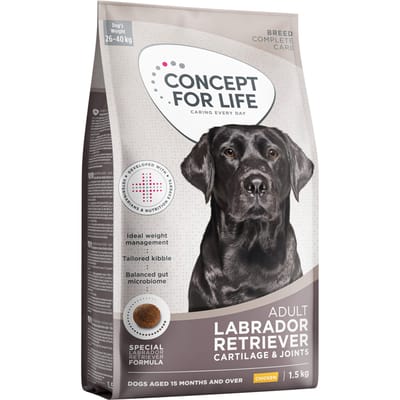Concept for Life Labrador Retriever Adult - Nieuw Receptuur: Voordeelpakket: 4 x 1,5 kg