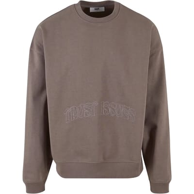 DEF - Trust Issues Pullover/trui - S - Grijs