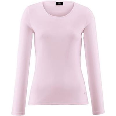 Shirt 100% katoen ronde hals Van Bogner roze