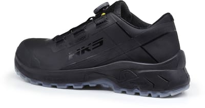 HKS AirGuard Black BOA S3L werkschoenen - veiligheidsschoenen - safety shoes - heren - dames - laag - stalen neus - zonder veters - antislip - ESD - lichtgewicht - Vegan - zwart - maat 39