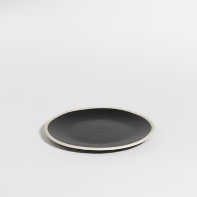The Table Amsterdam Atelier Ontbijtbord - Black Pepper - Ø20 cm - Zwart