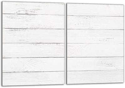 TMK ArtDeko - Houten Beschermplaat - 2x40x52 - Gehard Glas - Meervoudig Gebruik
