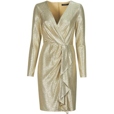 Korte Jurk Lauren Ralph Lauren CINLAIT-LONG SLEEVE-COCKTAIL DRESS