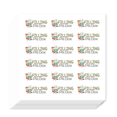 Dailygoods- Planner-Stickers 360 Stuks - Zelfklevende Stickers - Decoratieve Stickers - Woordstickers - Knutselen - Feestdecoratie - Decoratiestickers