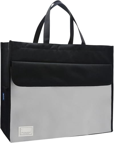 Aktetas Documententas - Dossiertas A3 - Documenten Opbergen - Grote Inhoud - 485 x 12 x 38 cm - Zwart