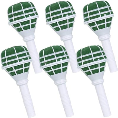 Bloemenhouders Set - Boeket Houder - Bruiloft Decoratie - Lichtgewicht Ontwerp - 6 Stuks - Groen