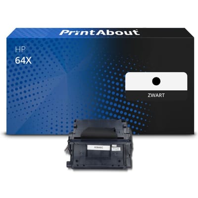 PrintAbout huismerk Toner 64X (CC364X) Zwart Hoge capaciteit Geschikt voor HP