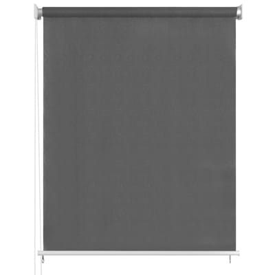 vidaXL - Rolgordijn - voor - buiten - 65(B)x230(H) - cm - antracietkleurig
