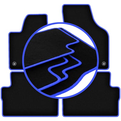 CARLUX-BLUE automatten voor: Volkswagen Sharan II minivan (2010-)
