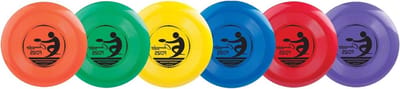 Vliegende Schijven - Frisbees - Buiten Spel - Set van 6 - 9.5 Inch - Gekleurd