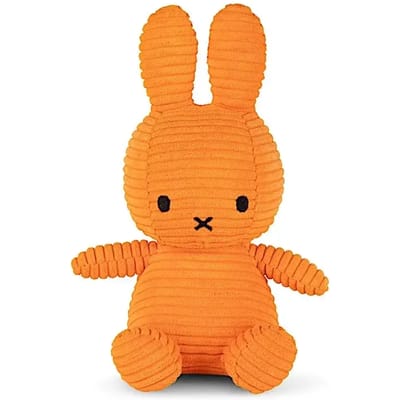 Bon Ton Toys Knuffel - Miffy ECO Corduroy - 23 cm - Orange