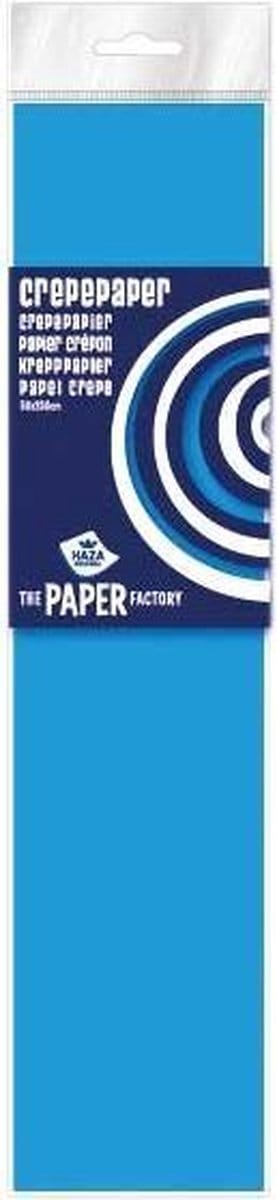 Haza Original Fluor-crêpepapier The Paper Factory 250 Cm Blauw