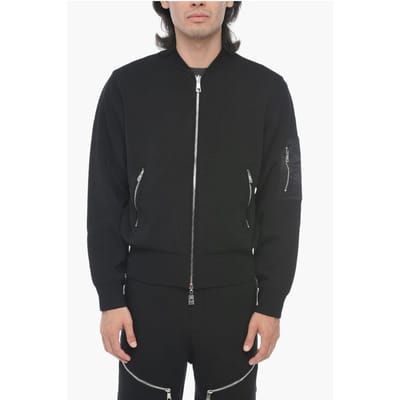 Omkeerbare baggy fit sweatshirt in zwart