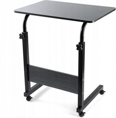 Mobiele Bureau - Laptop bijzettafel - Sta bureau voor laptop tafel voor thuis - Bureau Op Wielen - thuiskantoor - (80cm * 40cm)