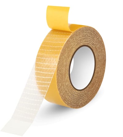 Multifunctionele dubbelzijdige tape - transparante kledingtape - dubbelzijdige tapijttape - sterke dubbelzijdige tape - 2,5 cm x 20 meter - hoge kleefkracht - naaien of strijken niet nodig - gemakkelijk in gebruik - op maat te knippen - veelzijdig