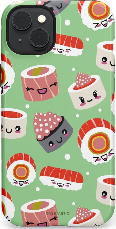 Casetastic Hoesje Geschikt voor Apple iPhone 15 Plus Magsafe - Stijlvolle Beschermende Duo-layer Case - Sushi wonders