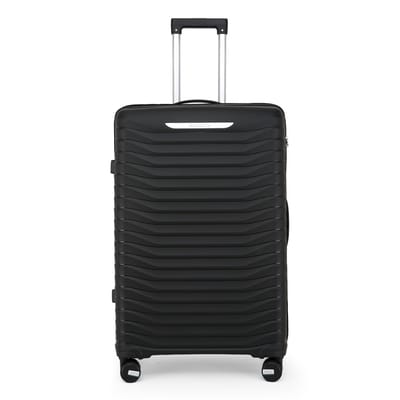 Harde schaal zwarte klassieke kofferset 8-wiel cabine TSA-bagagekoffer vakantie reizen