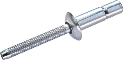 GOEBEL® - 250 x Constructie blindklinknagels (Ø x L) 6,4 x 19,5 mm - Staal verzinkt / Staal verzinkt - Platbolkop - M-LOCK - 7778864190 - Popnagel