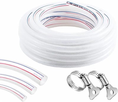 Duurzame PVC tuinslang met stof, 1 inch, 25 mm binnendiameter, ideaal voor water, lucht en brandstofgebruik (3 m lang)