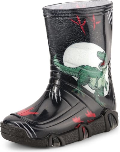 Ladeheid Kinder Regenlaarzen - Jongens Meisjes Antislip Zool - PVC - LA-ZT-Szuwarek2021BW - Monster-46 - 23/24