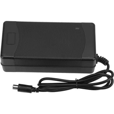 Chargeur Rapide pour Trottinette Électrique 42V 3A Chargeur de Batterie d'Alimentation pour Trottinette 100‑240V pour Xiaomi M365 pour Ninebot ESEU Prise EU Plug black
