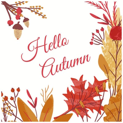 Servet "Hello Autumn"