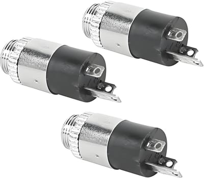 Allecto - 20Pcs Hoofdtelefoon-Aansluiting - 3,5 mm Stereo-Plug - Hoge Temperatuur Weerstand - Duurzaam Materiaal - Geschikt voor Computer en Televi...