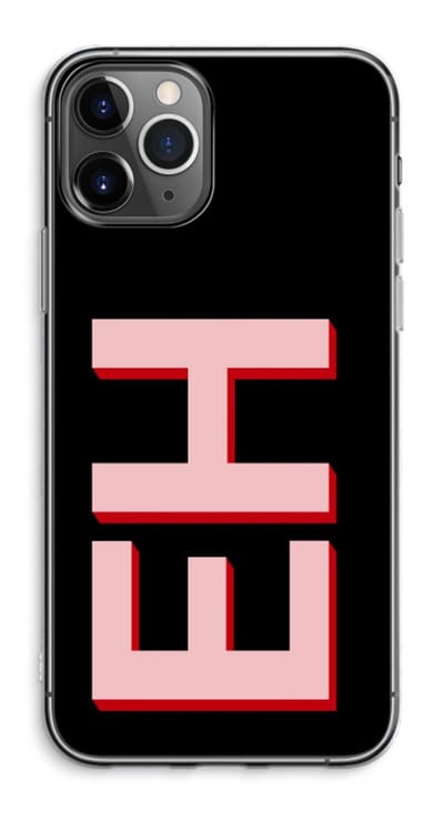 Gepersonaliseerd - Case Company® - Hoesje geschikt voor iPhone 11 Pro Max hoesje - Monogram - Soft Cover Telefoonhoesje - Bescherming aan alle Kanten en Schermrand