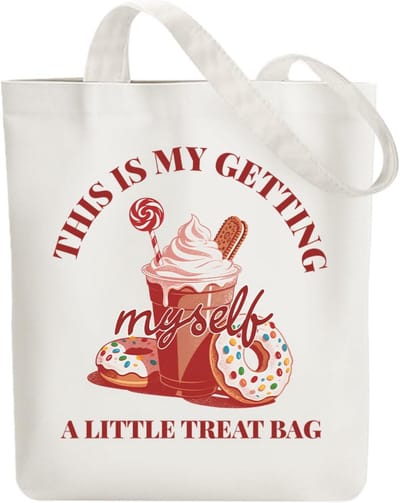 Canvas Tote Bag Leuke Herbruikbare Katoenen Tas voor Vrouwen, Duurzame en Opvouwbare Doek Schoudertassen met Rits Zakken voor Winkelen, Vakantie, Werk, Gym en Sport