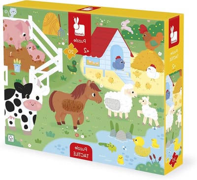 Janod - 5 evolutionaire puzzels over voertuigen - Evolutionaire puzzel voor kinderen van 2 tot 10 delen - Ontwikkel fijne motoriek en logica - Educatief spel vanaf 24 maanden