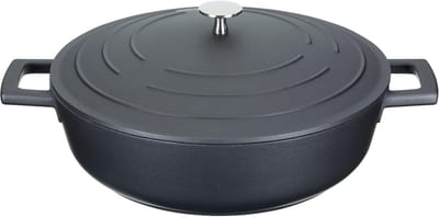 Gietaluminium 4L Ondiepe Braadpan met Deksel