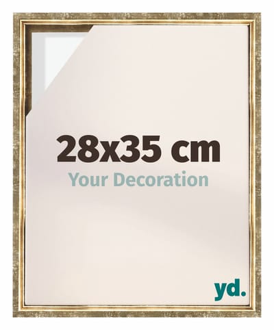 Your Decoration - Baklijst 28x35 cm - Goud Antiek - Baklijst voor Canvas - MDF - Lyon