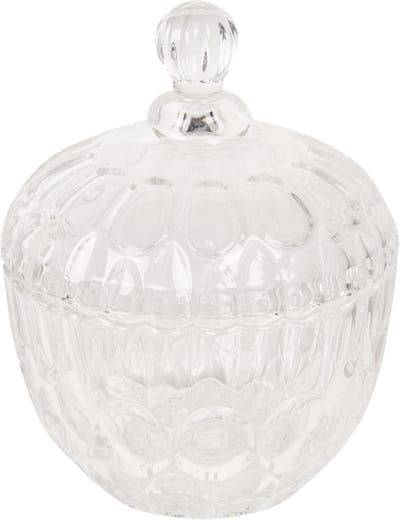 Clayre & Eef Glazen potje Ø 14x17 cm Glas