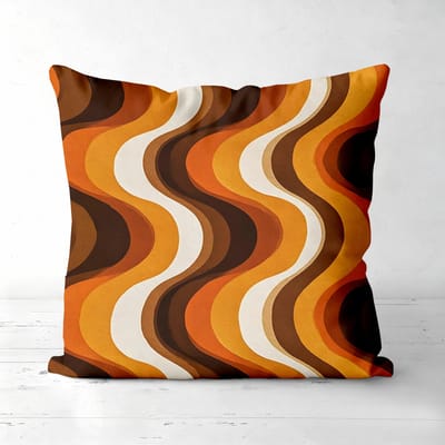 Coussins Décoratifs Style Rétro Motif Géométrique Housse de coussin en polyester, housse de coussin décorative pour canapé Oreiller de tête de lit 50x50cm