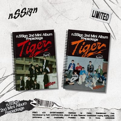 n.SSign ‘Tiger’ (Tijger ver. / Nieuwe Smaak ver.) / 2e Mini Album Heruitgave + Gratis Geschenk Tiger ver